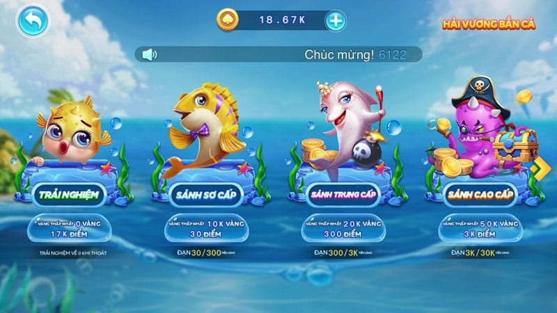 Bắn cá Hải Vương Vn88